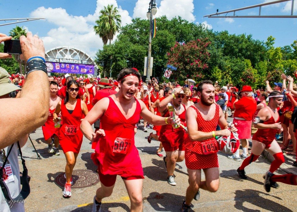 red dress run in new orleans