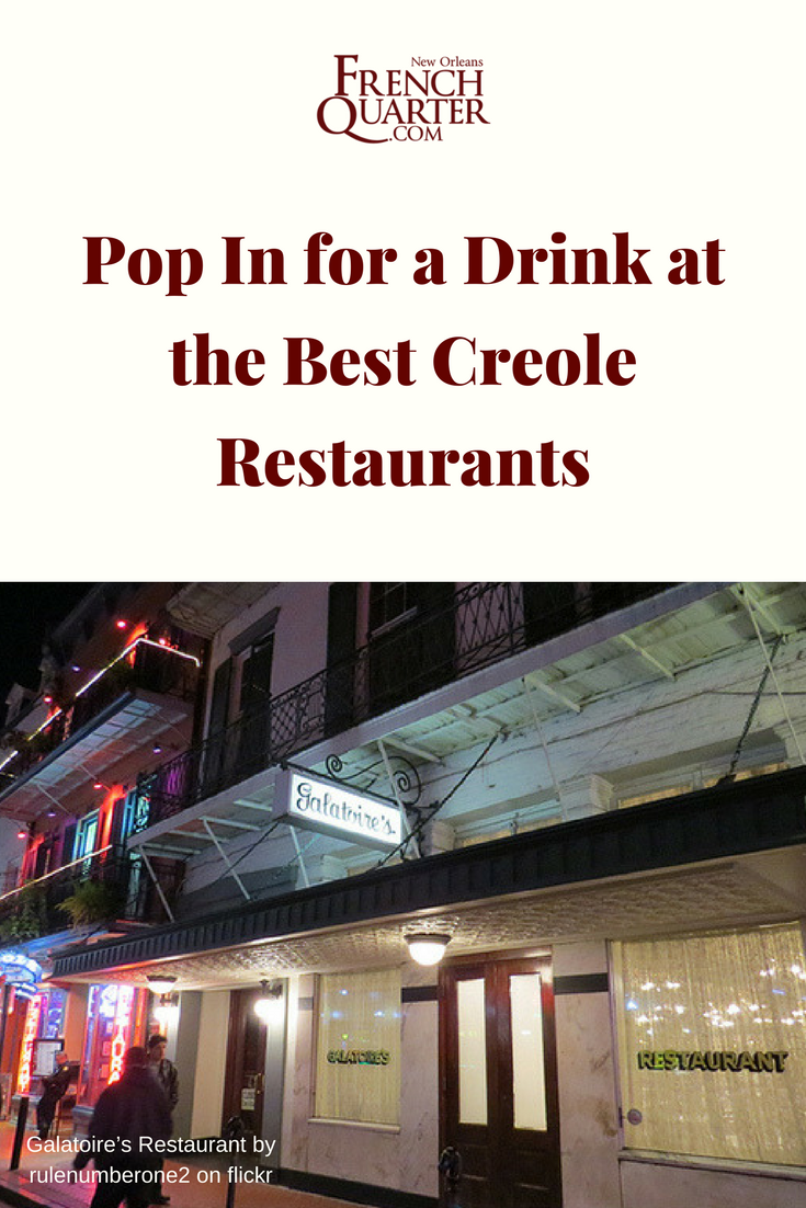 Pop In for a Drink at these Creole Restaurants
