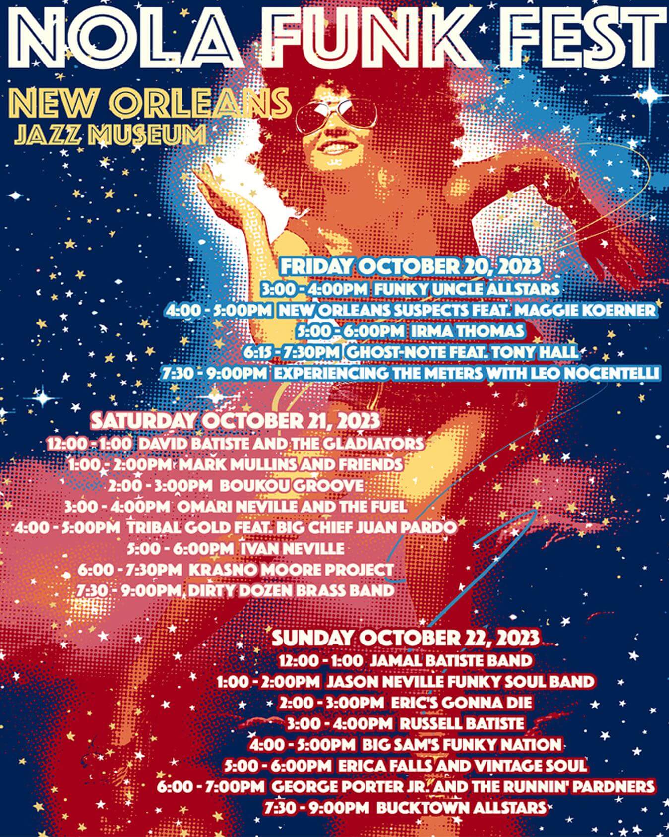 Nola Funk Fest 2023 New Orleans French Quarter